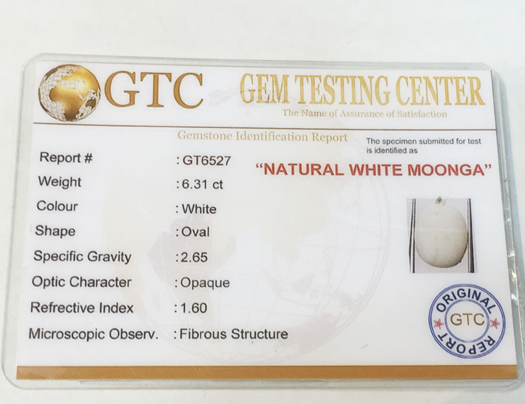 7 ratti/6.31 ct Natural Certified  White Coral/सफ़ेद मूंगा